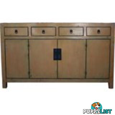 Orange Asian Sideboard Buffet