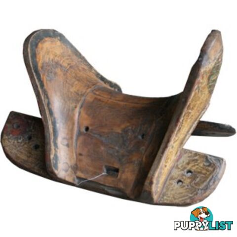 Chinese Antique Wooden Horse Saddle