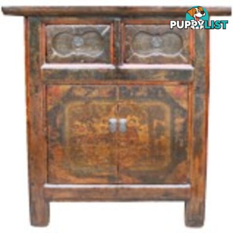 Antique Chinese Painted Cabinet