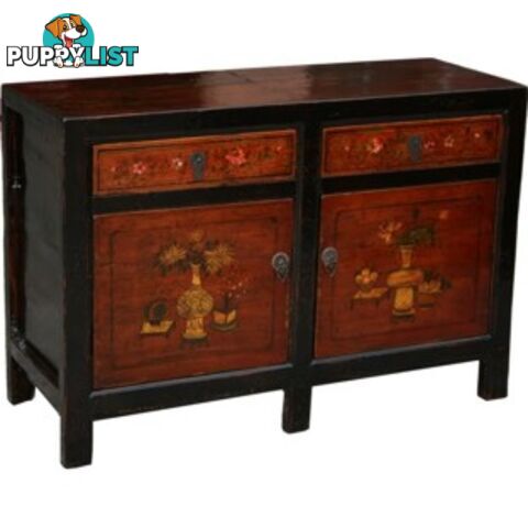 Original Painted Mongolian Sideboard