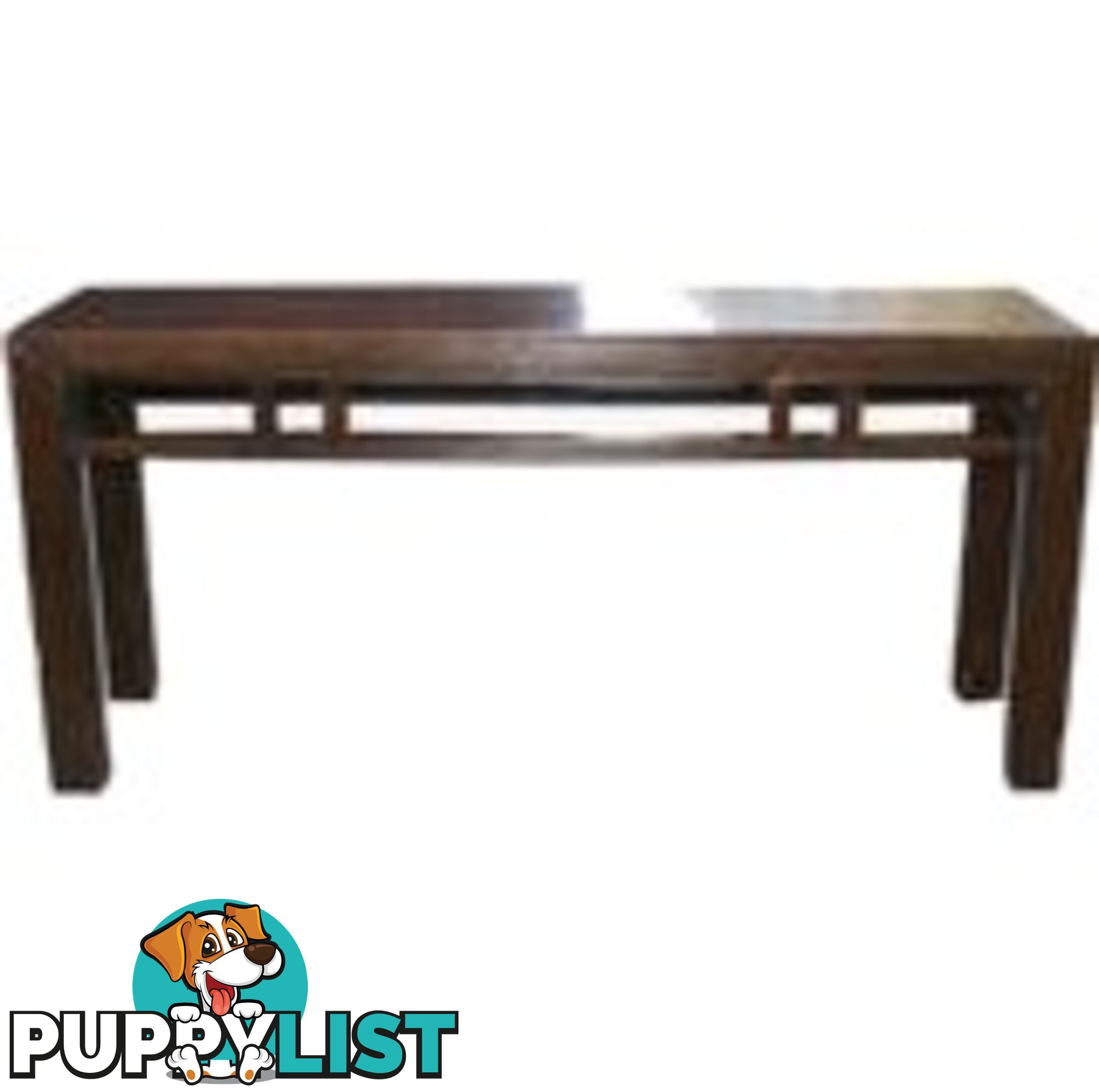 Solid Brown Chinese Console Table