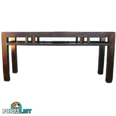 Solid Brown Chinese Console Table