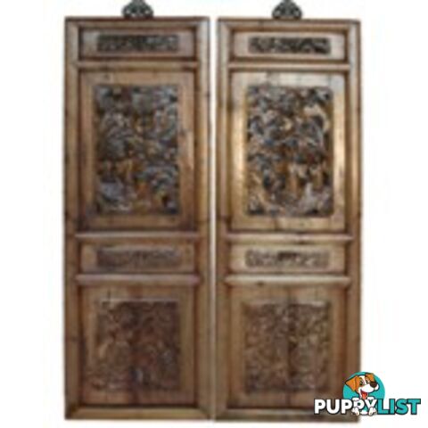 Chinese Carved Wall Hanging Screen