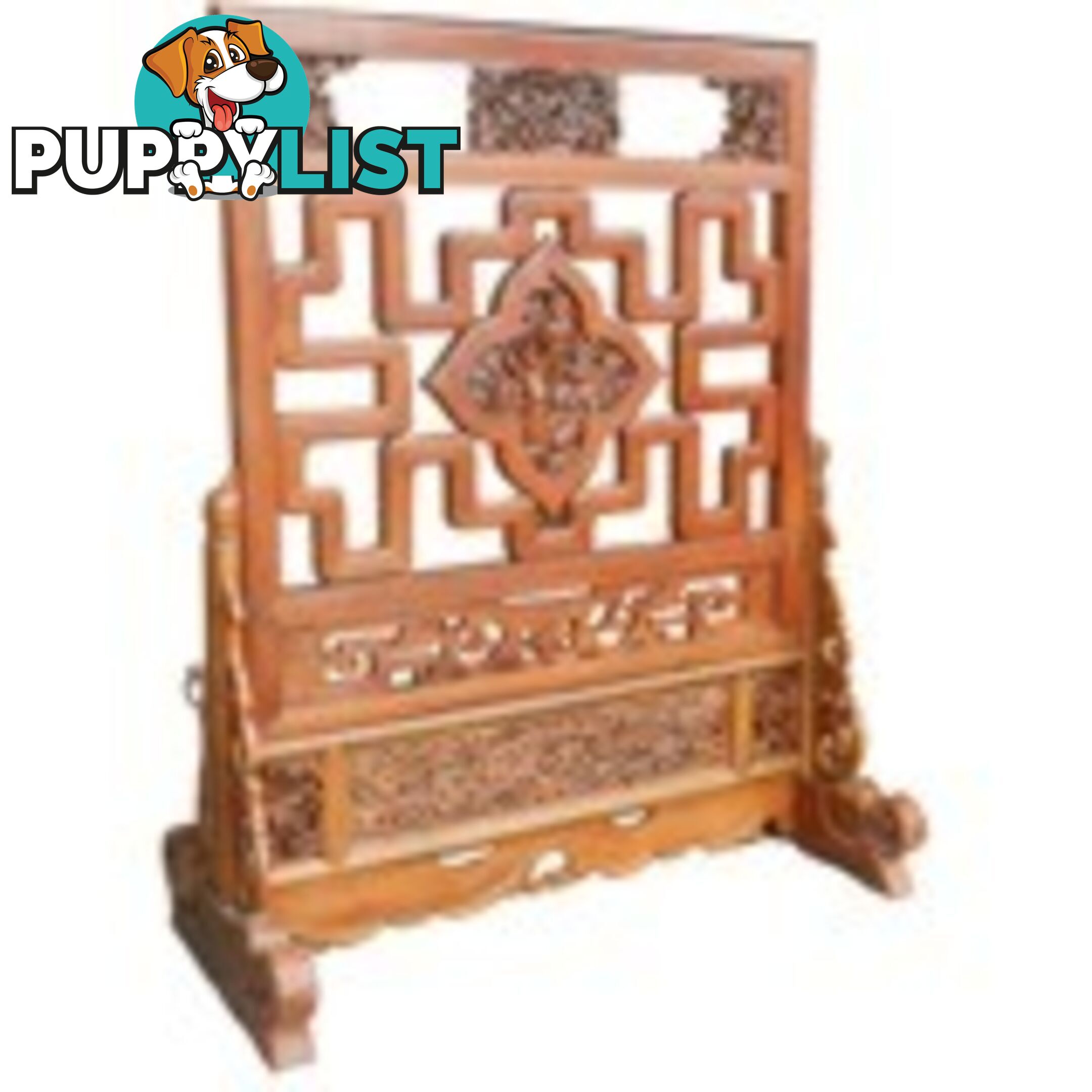 Chinese Antique Carved Screen Room Divider