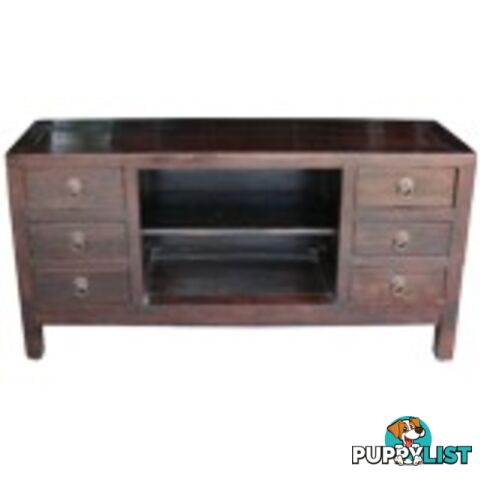 Brown Low Chinese Sideboard TV Sideboard