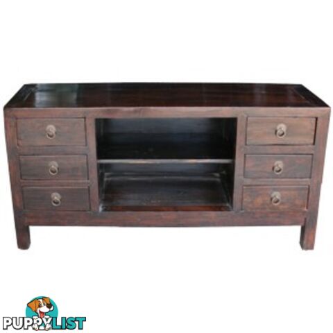 Brown Low Chinese Sideboard TV Sideboard