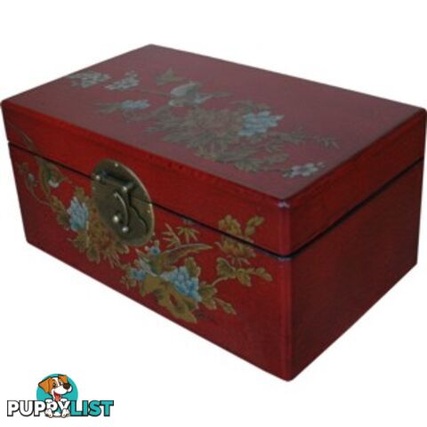 Chinese Red Painted Storage Box