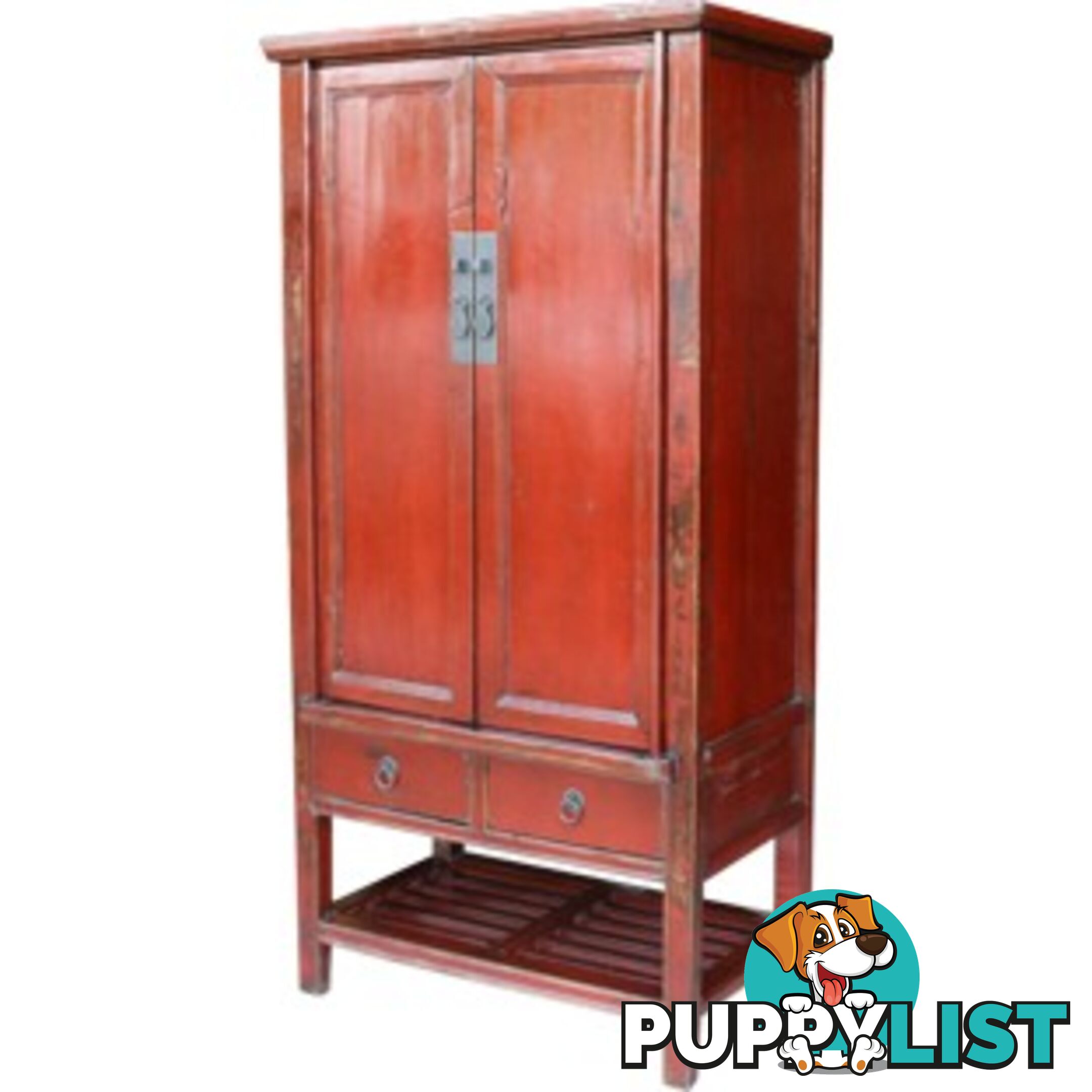 Chinese Red Medium Wedding Cabinet jiangxi Province Origin