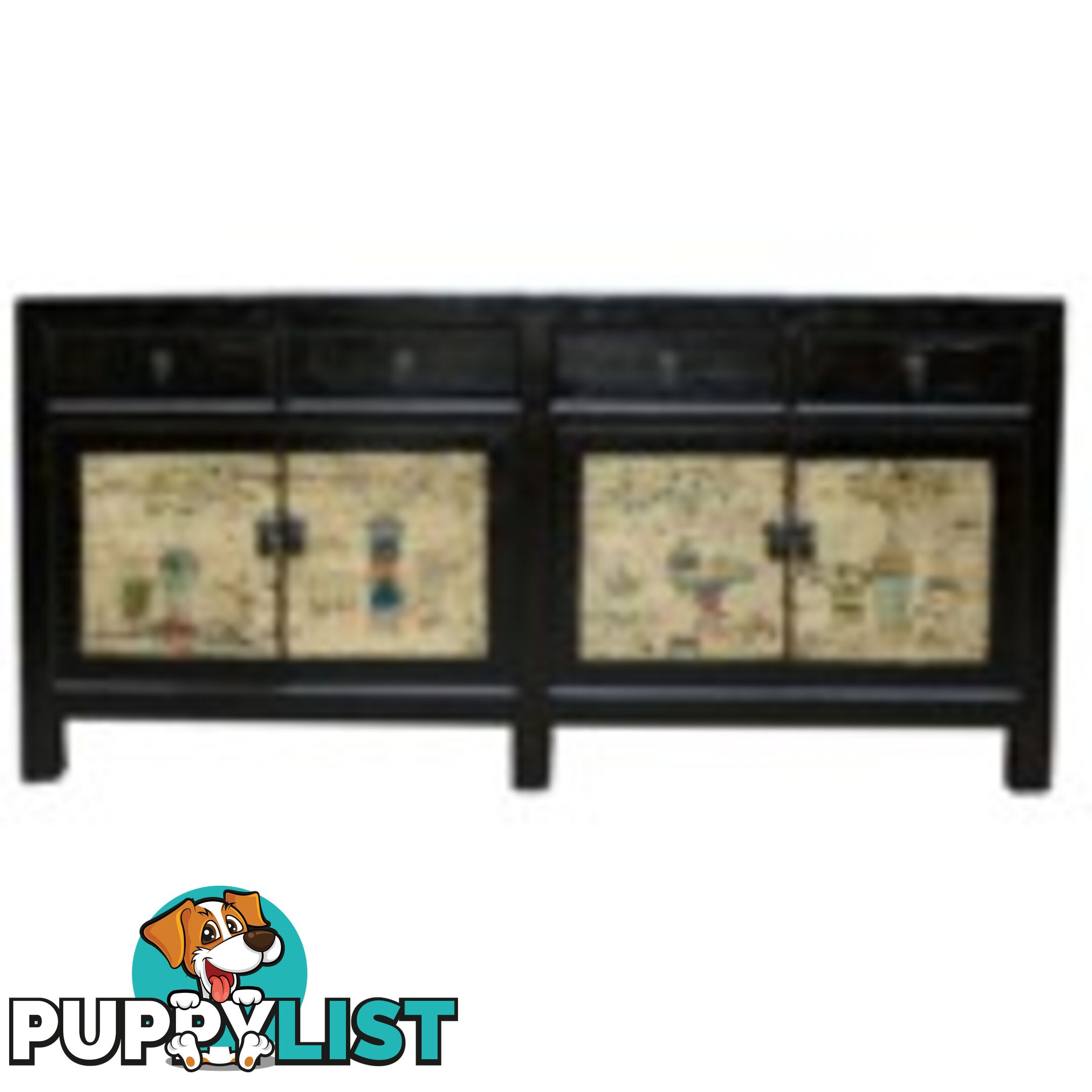 Large Original Mongolian Sideboard Buffet