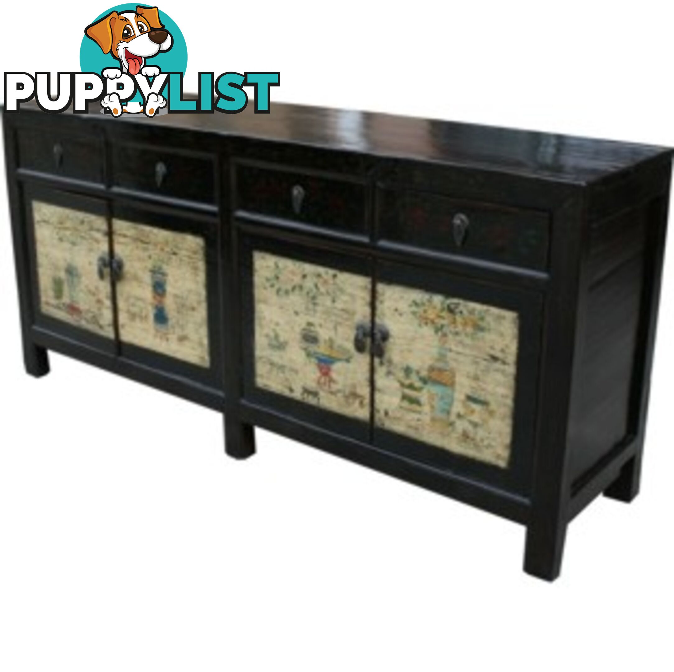 Large Original Mongolian Sideboard Buffet