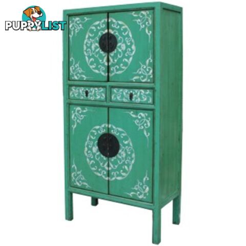 Green Chinese Wedding Cabinet