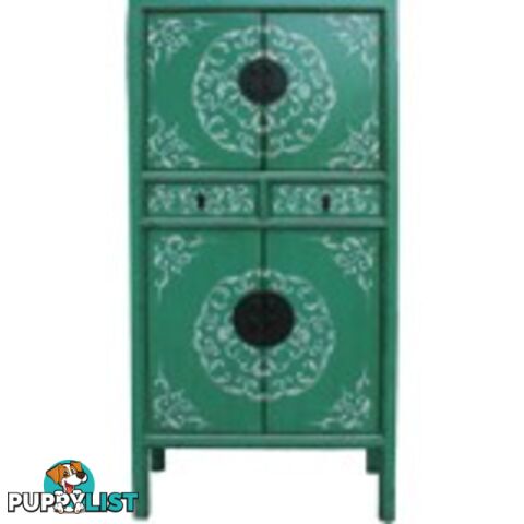 Green Chinese Wedding Cabinet