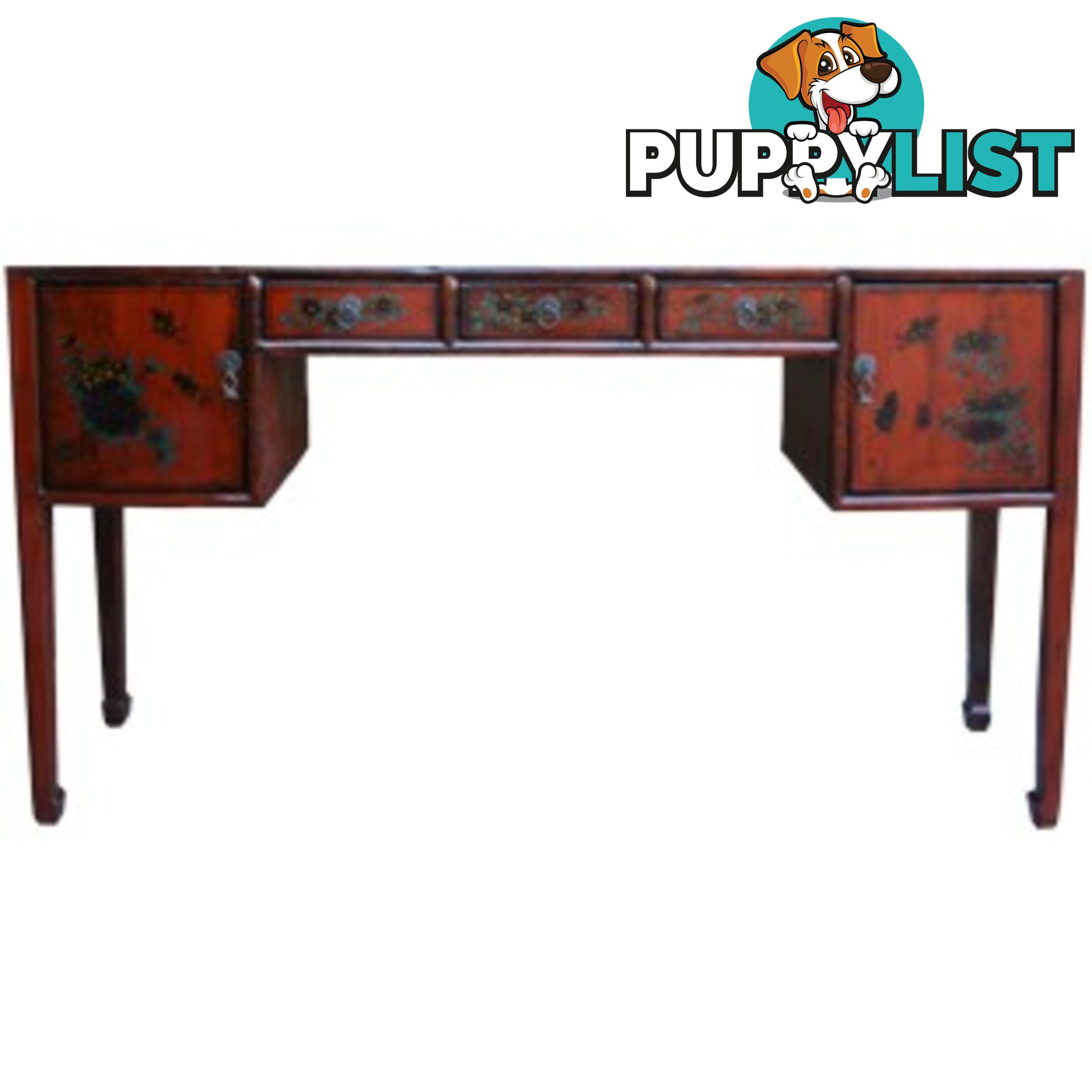 Original Painted Multi-drawers Chinese Hallway Table