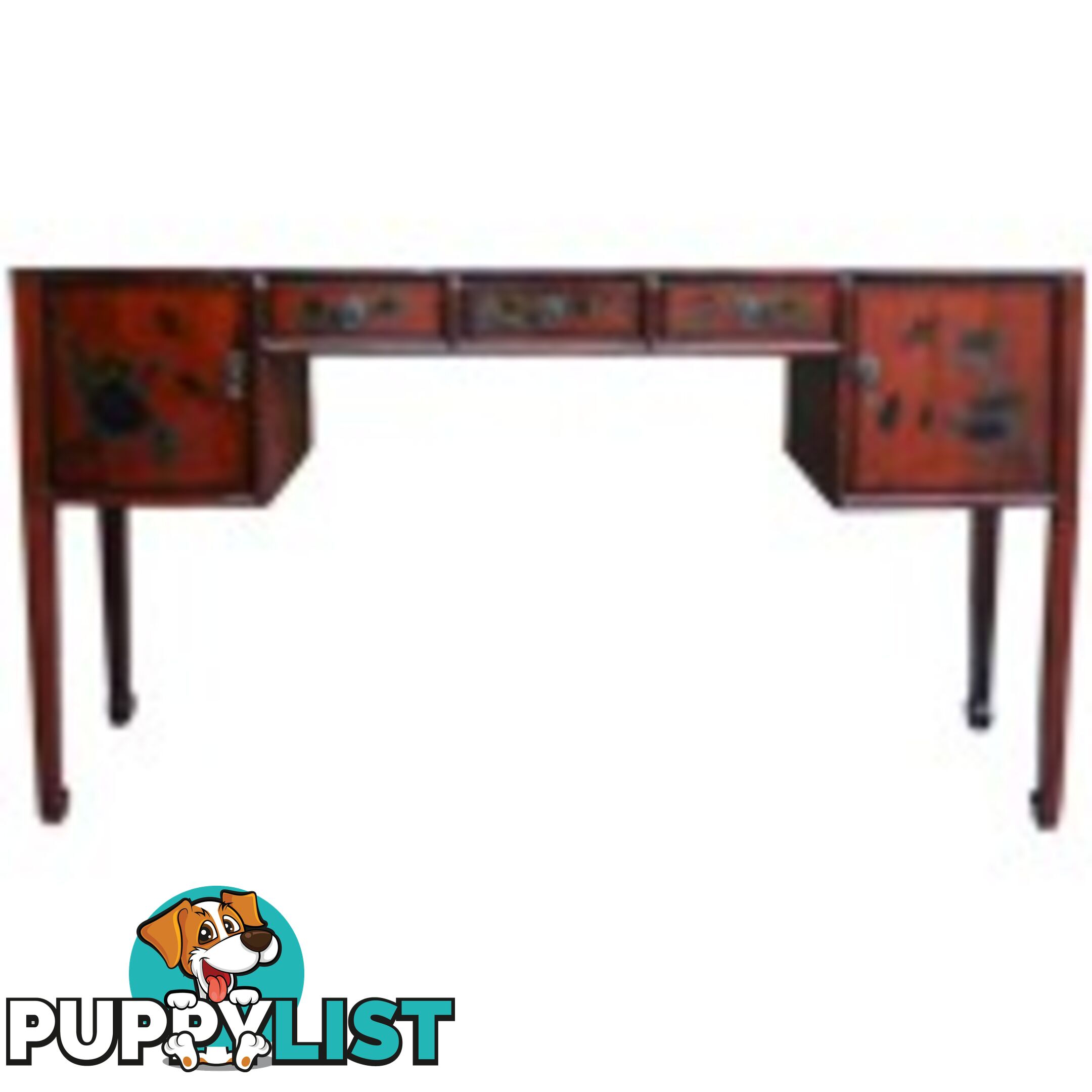 Original Painted Multi-drawers Chinese Hallway Table