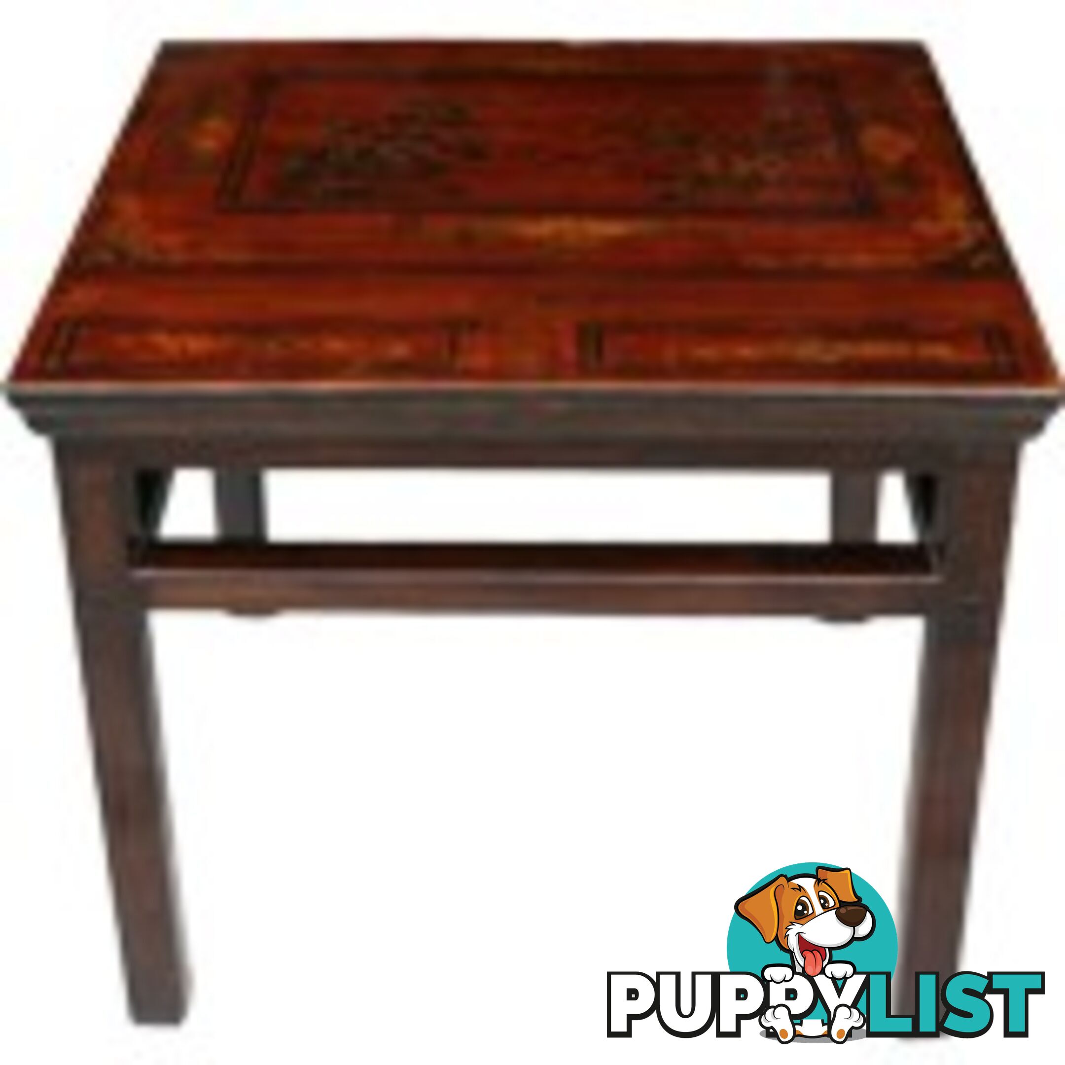 Chinese Antique Painted Side Table Coffee Table