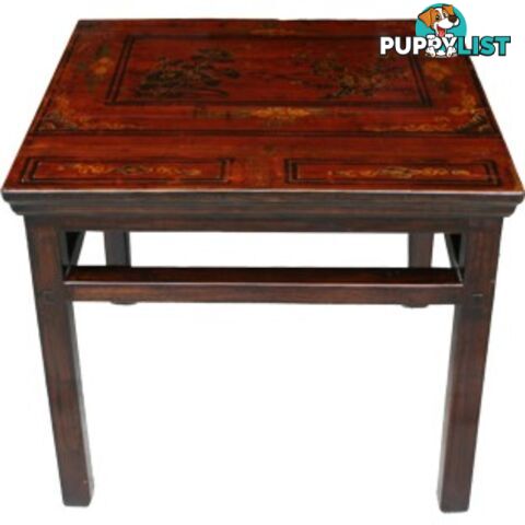 Chinese Antique Painted Side Table Coffee Table