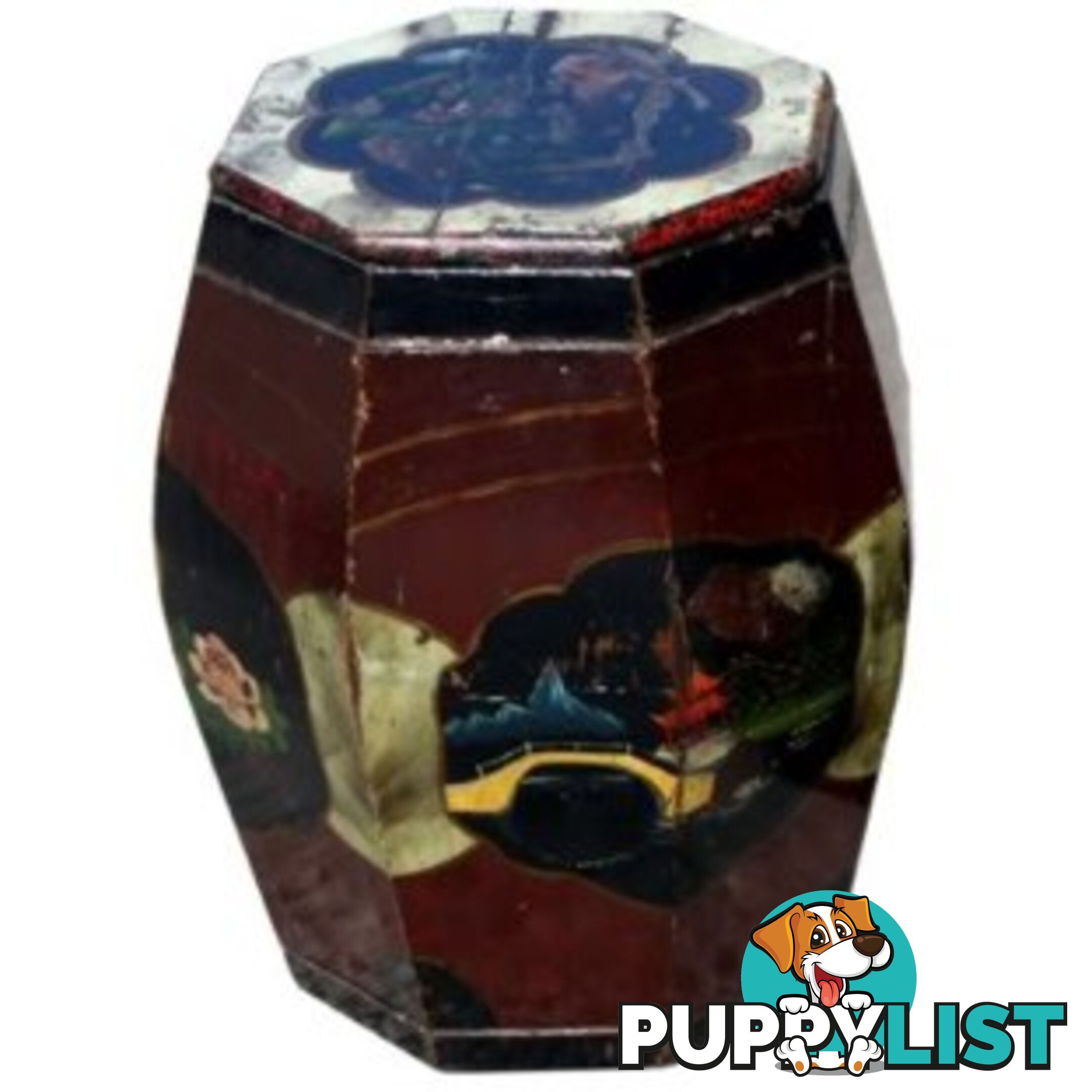 Original Chinese Antique Painted Container Box