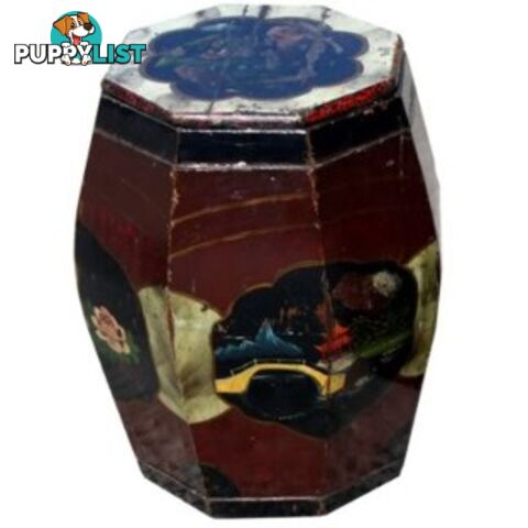 Original Chinese Antique Painted Container Box