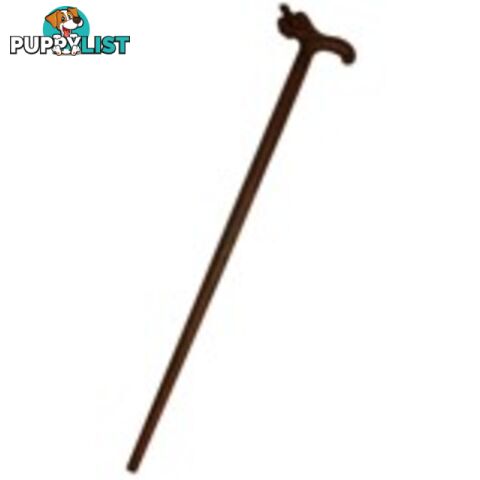 Deluxe Rosewood Crutches with Dragon Handle