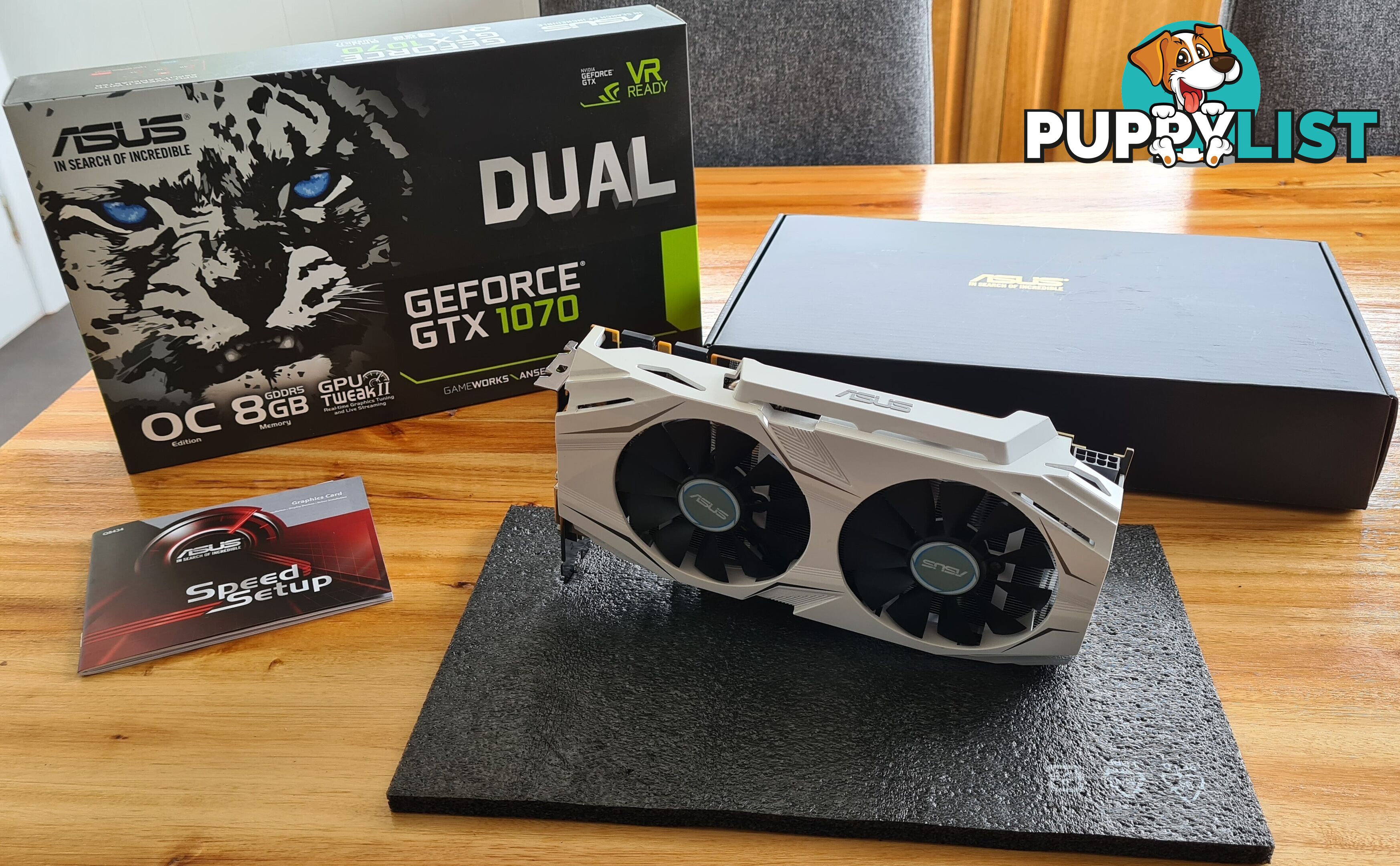 Asus Geforce GTX 1070 Dual OC 8GB GPU