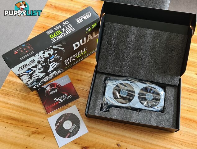 Asus Geforce GTX 1070 Dual OC 8GB GPU