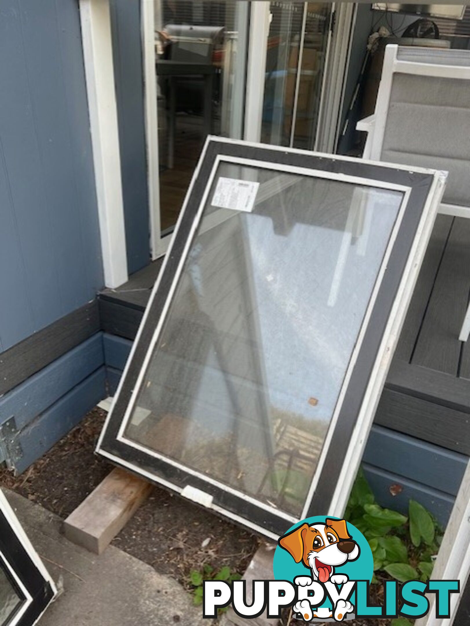 3 x new aluminium windows - surfmist colour