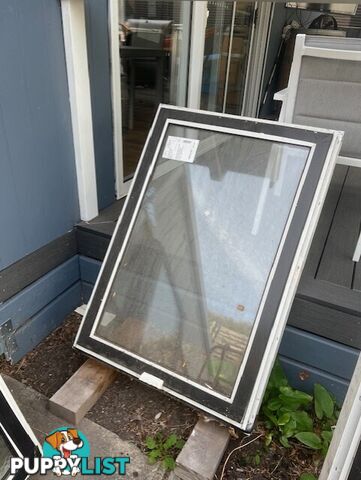 3 x new aluminium windows - surfmist colour