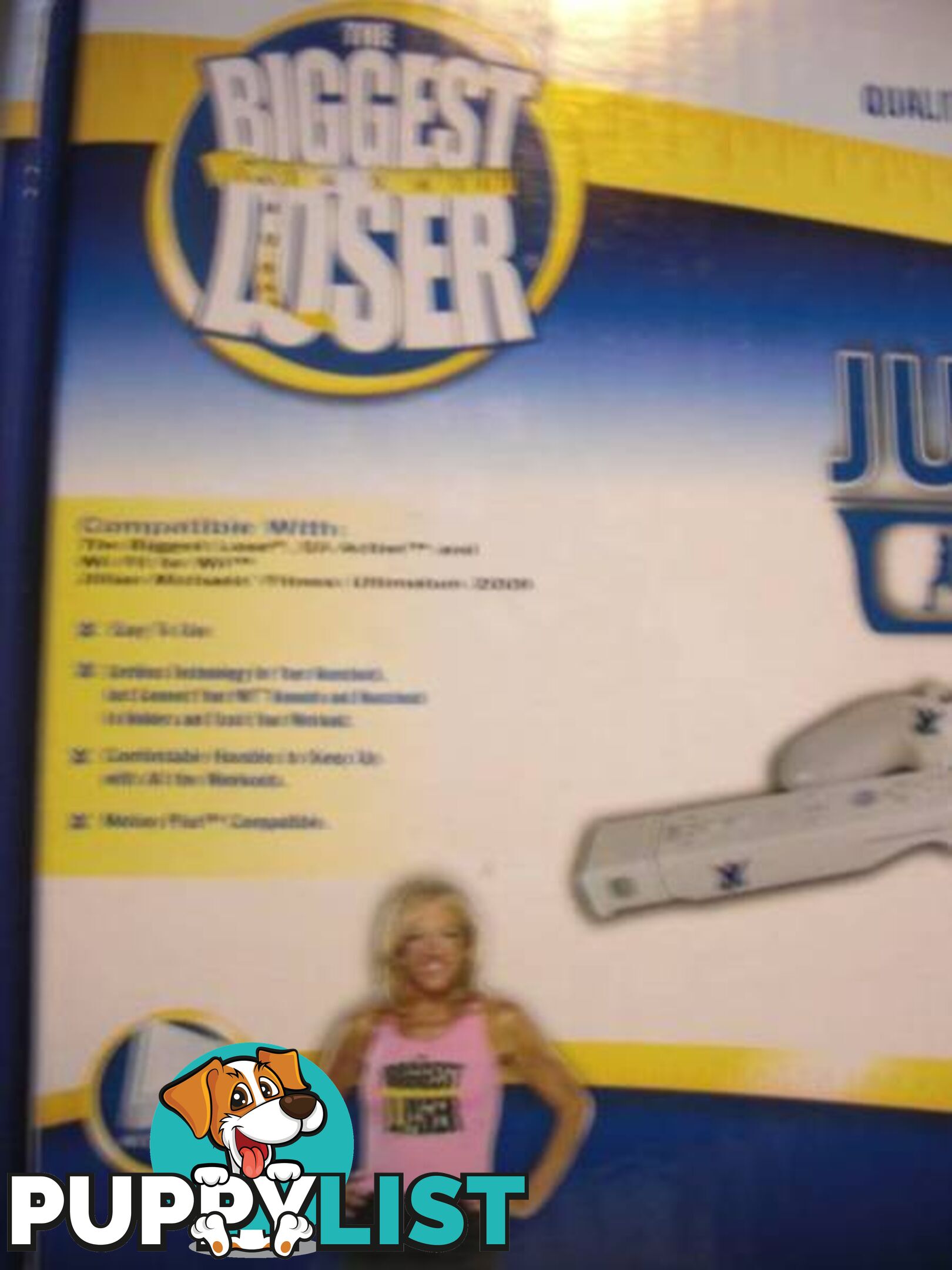 Wii FIT THE BIGGEST LOSER JUMP ROPE FOR Wii PICKUP CLAYTON 3168 O