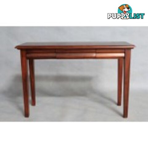 Solid Mahogany Wood Square Leg Hall Table 3 Drawers