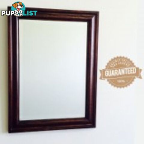 Solid Wood Bevelled Glass Mirror