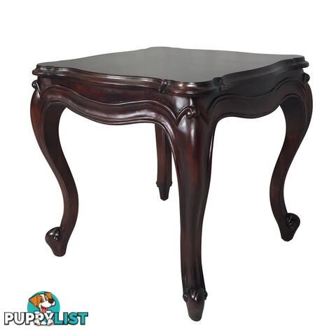 Solid Mahogany Wood Side Lamp Table