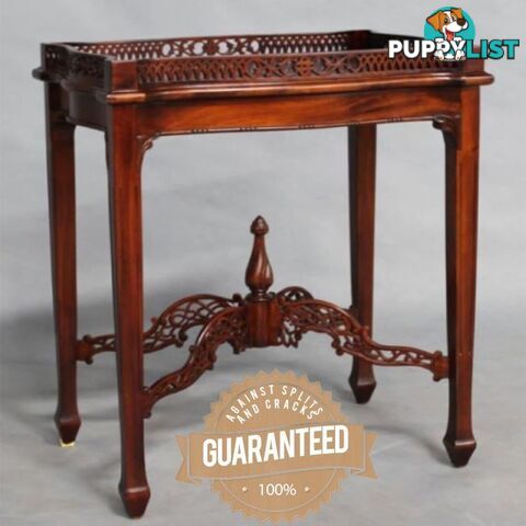 Solid Mahogany Wood Tea Table Rectangular Tea Hall