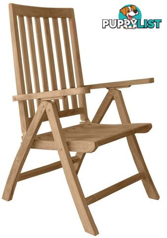 Outdoor Furniture Solid Teak Wood Relax Chair