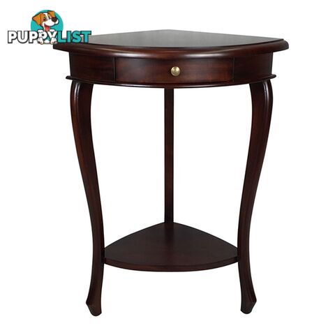 Solid Mahogany Wood Corner Lamp Table 12068