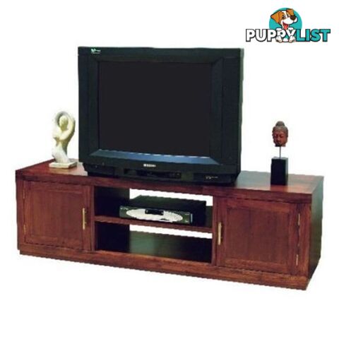 Teak Wood TV Stand / Cabinet with Shelves & cupboards