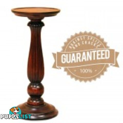 Solid Mahogany Wood Carved Plant Stand