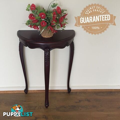 Mahogany Wood Small Hall Table / Plant Stand