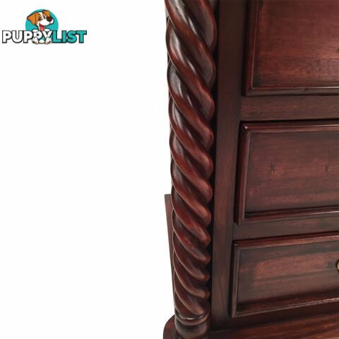 Solid Mahogany Wood Bedside Table