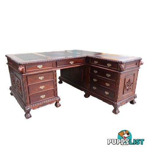 Mahogany Wood Luxurious Turning Desk