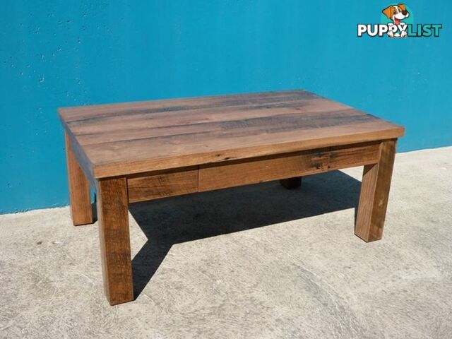 Rustic Style Solid Wood Coffee Table