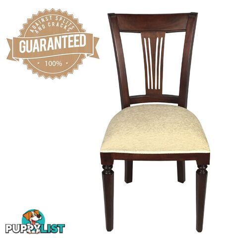 Mahogany Optima Upholstered Dining Chair