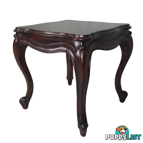 Solid Mahogany Wood Side Lamp Table