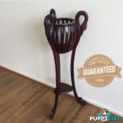 Solid Mahogany Wood Plant Stand / Flower Stand