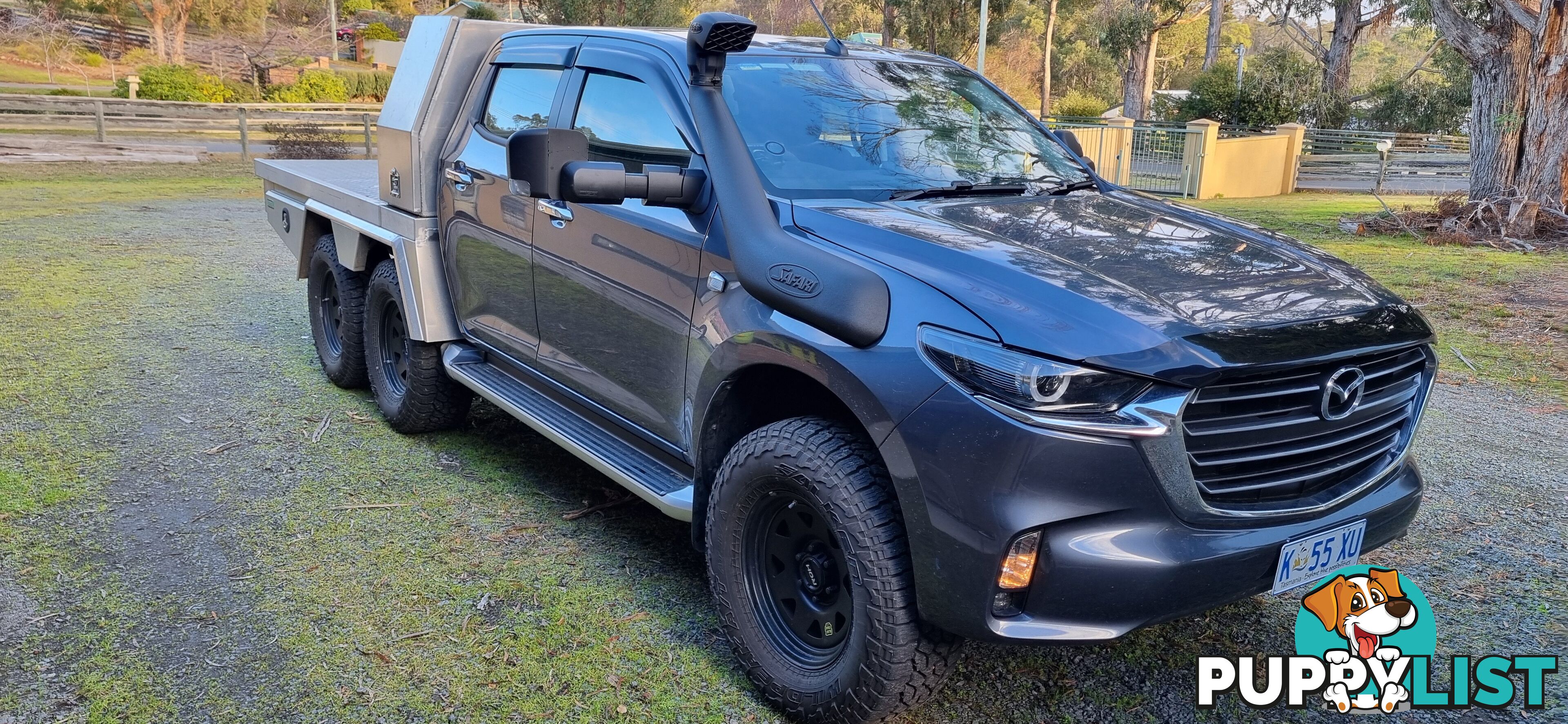 MAZDA B30D 6Auto 3.0L Dual Cab Chassis XTR 6x4 (Conversion by 6 Wheeler Conversions, Toowoomba