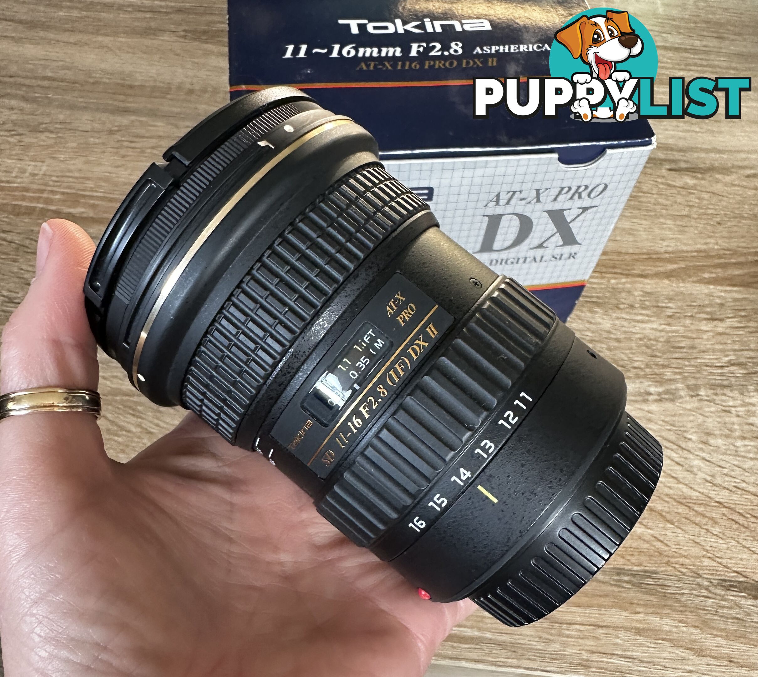 MINT CONDITION Tokina AT-X 11-16mm f2.8 PRO DX II Lens for Canon EOS EF Mount