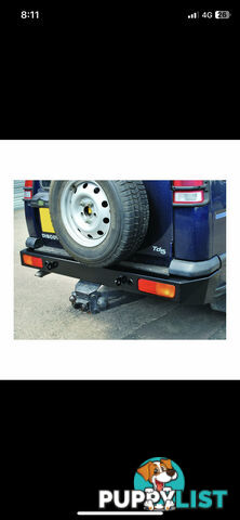 2002 landrover discovery aftermarket rear bar