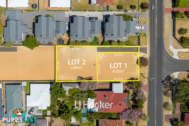 Lot 1 & 2/67 Beach Road SOUTH BUNBURY WA 6230