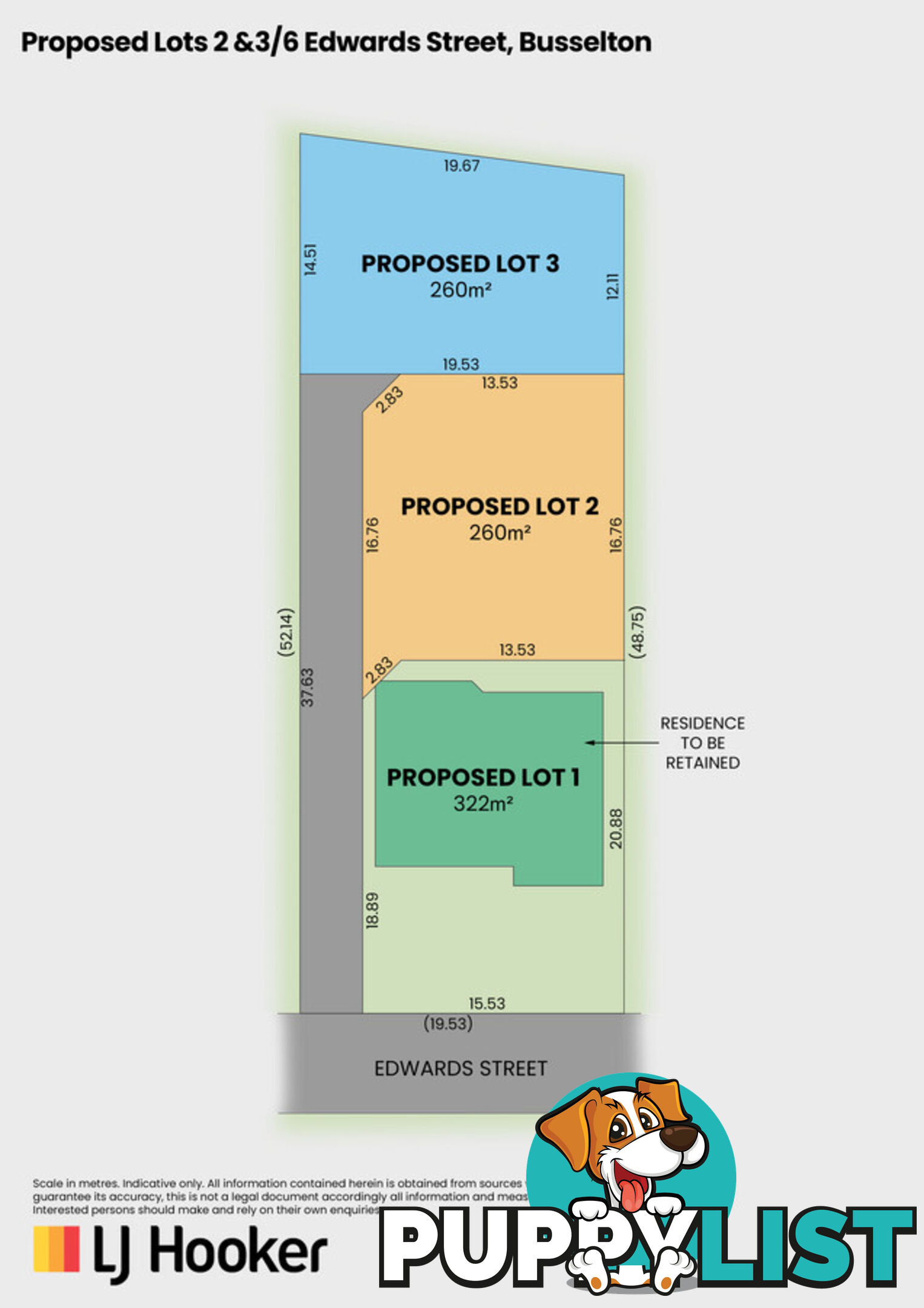 Proposed Lot 2 & 3/6 Edwards Street BUSSELTON WA 6280