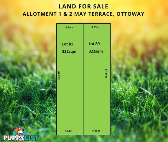 Lot 1 & 2/116 May Terrace OTTOWAY SA 5013