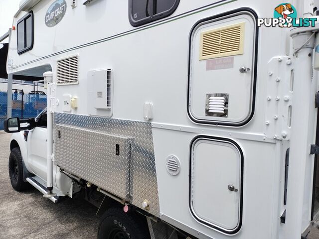 2012 Ford Ranger with slide-on camper